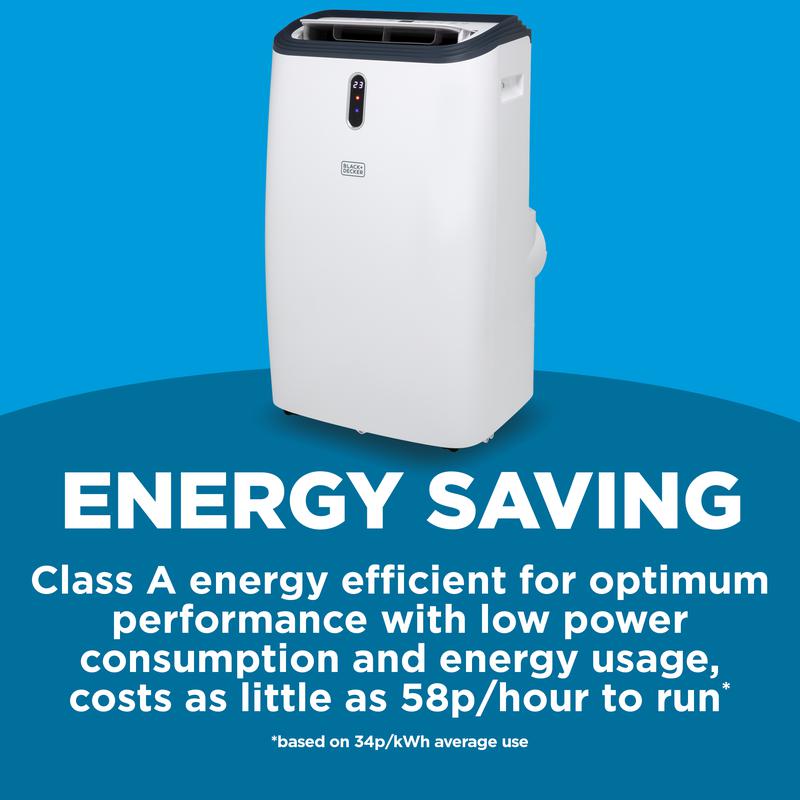 Black+Decker BXAC40018GB 16000 BTU Portable Smart Air Conditioner