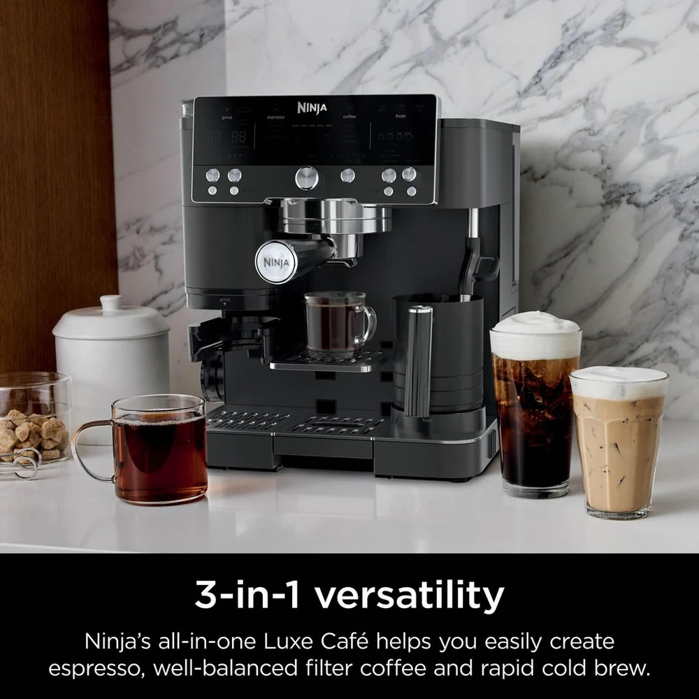Ninja ES601UKBK Luxe Cafe Premier Espresso Coffee Machine - Black