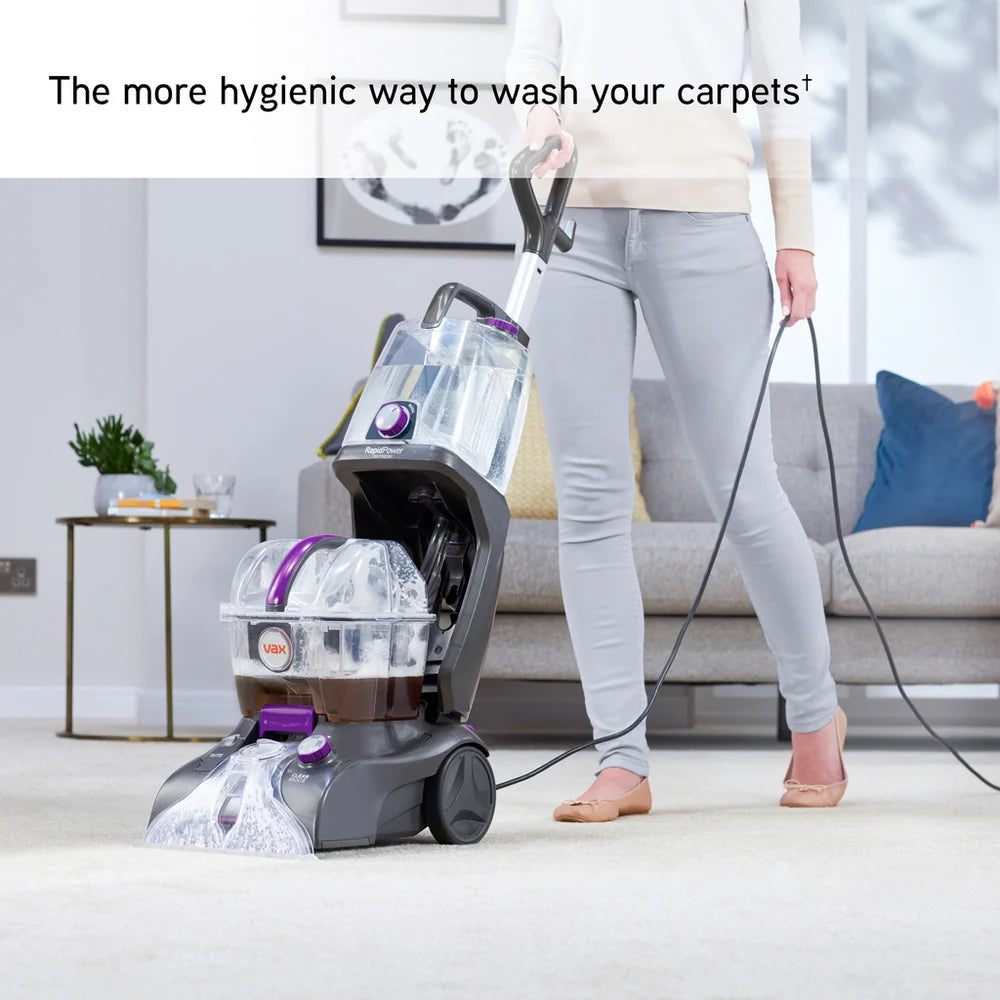 VAX Rapid Power Refresh CDCW-RPXR Upright Carpet Cleaner - Purple and Graphite